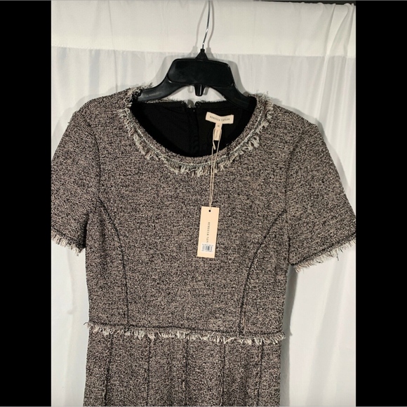 NWT $495 Rebecca Taylor Stretch Tweed Dress - Picture 3 of 8